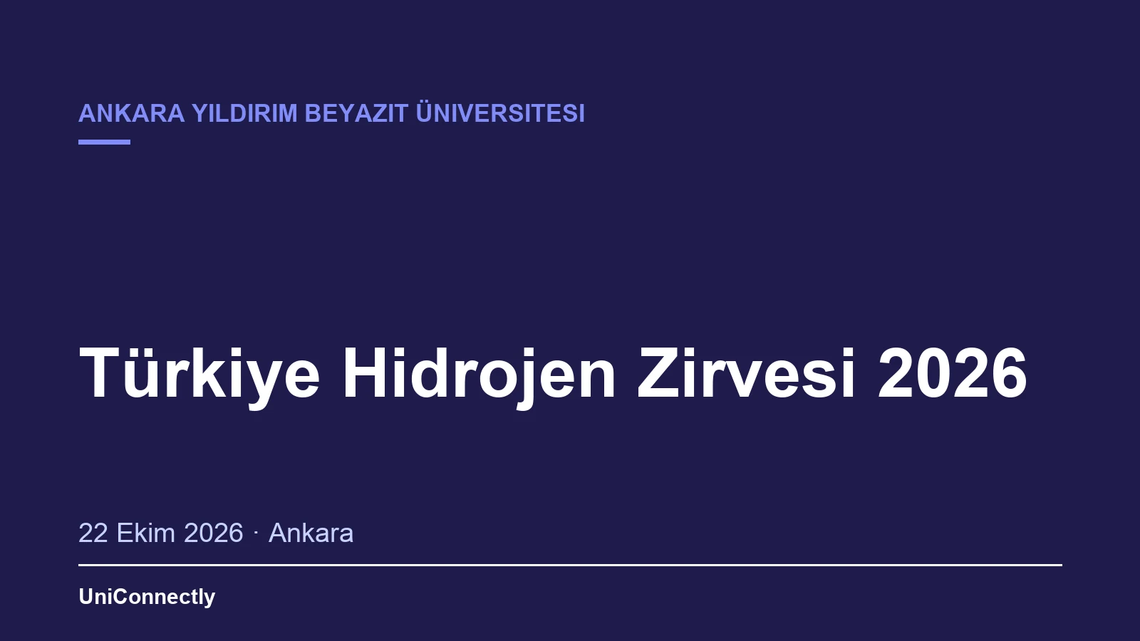 Türkiye Hidrojen Zirvesi 2026